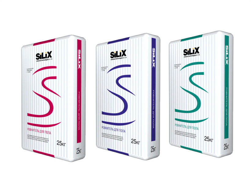 Разработка дизайна для упаковки сухих строительных смесей марки SILIX_2