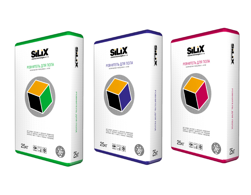 Разработка дизайна для упаковки сухих строительных смесей марки SILIX_5